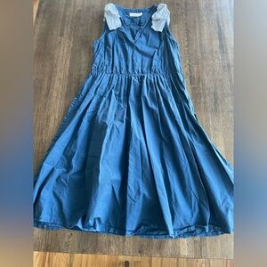 Anthropologie Portrait of a Girl Navy Dress - Size 6